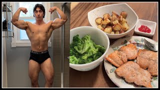 Full Day of Eating on a BULK 4400 calories [upl. by Akiem]