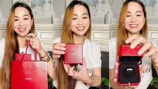 CARTIER LOVE RING PAVE UNBOXING [upl. by Jackie]