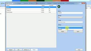 HOW TO CREATEEDIT MENU GROUP IN RESTAURANT [upl. by Lertram]