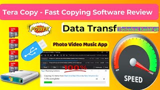 How to use TeraCopy to copy and transfer Files  Fast Copying Software Review Technical Kashif 98 [upl. by Rodman]