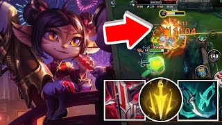 NEW TRISTANA BUILD  RUNES IN PATCH 43 Wild Rift Tristana Gameplay [upl. by Cullin]