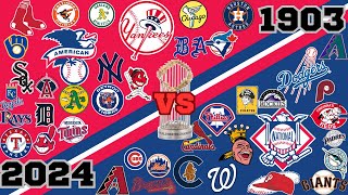 Every World Series Championship 20241903 [upl. by Oznofla25]