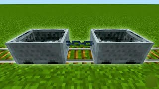 Minecraft How To Link Minecarts Together Minecraft How To Make Working Trains [upl. by Ekard953]