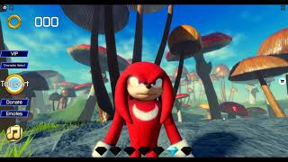 How to get KID KNUCKLES KNUCKLES BADGES  MORPHS in SONIC MOVIE ADVENTURE [upl. by Cirdor]