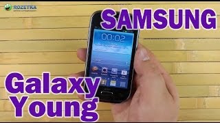 Распаковка Samsung Galaxy Young S6312 Deep Blue [upl. by Enneiluj980]