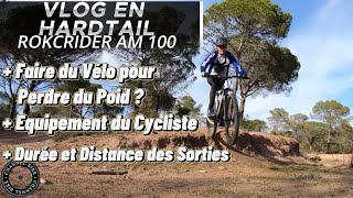 Vlog en hardtail Decathlon AM 100 Rockrider [upl. by Isleen]