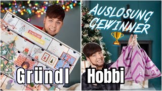 Auslosung der Verlosung Gründl 🏆Adventskalender  und Hobbi Kalender 🎁 [upl. by Aelhsa]