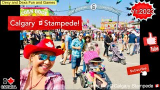 CALGARY 🇨🇦 STAMPEDE FAMILY ADVENTURE2023calgarystampede familyvlog greatestshowonearth [upl. by Akkahs]