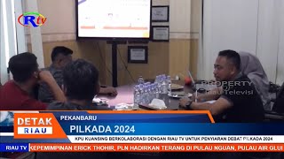 KPU KUANSING BERKOLABORASI DENGAN RIAU TV UNTUK PENYIARAN DEBAT PILKADA 2024 [upl. by Eddina]