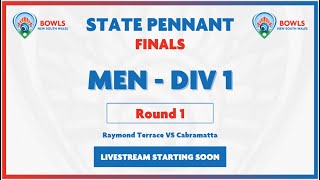 📺 LIVE  State Pennant Finals  Mens Div 1 Round 1 [upl. by Ahserak999]