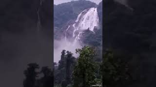 Dudhsagar waterfalls Goatrain travel view waterfalls [upl. by Velleman]