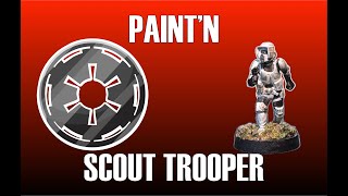 Painting Imperial Scout Trooper [upl. by Stockmon]