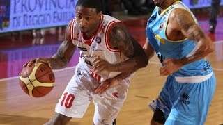 Highlights Troy Bell Grissin Bon Reggio Emilia  andata Serie A Beko 201314 [upl. by Anaujik]