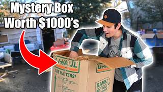 I Bought A HUGE Garage Sale Mystery Box Worth 1000s [upl. by Buckie]