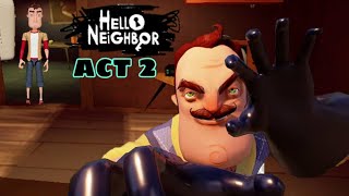 Neighbor chacha vs Shiva  Hello neighbor act 2  Dk Dost [upl. by Ytissahc]