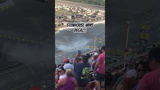 Stenhouse Burns It Down shorts nascar nascarplayoffs nascarcupseries talladega burnout [upl. by Eleumas]