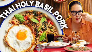 How to make Thailands most famous spicy stirfryPad Gaprow  Marions Kitchen [upl. by Marvella]