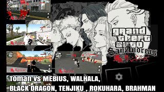 Rilis GTA Tokyo revenger terbaru Dengan DYOM Tokrev android [upl. by Dibru]