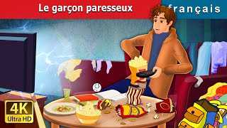 Le garçon paresseux  The Lazy Boy in French FrenchFairyTales [upl. by Ahsilat342]