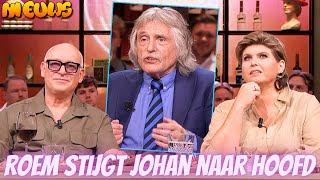 Angela de Jong steunt Gijp in VIrel ‘Roem stijgt Johan naar hoofd’ [upl. by Aztiraj]