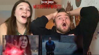 DOCTOR STRANGE IN THE MULTIVERSE OF MADNESS TRAILER REACTION [upl. by Mirabella]