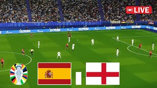 🔴LIVE  Spain vs England  THE FINAL  UEFA Euro Cup 2024  Full Match Streaming [upl. by Bundy]