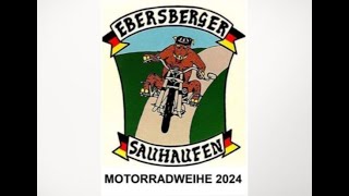 32Motorradweihe Ebersberg 28April 2024 mit 938 Teilnehmer [upl. by Gilcrest]