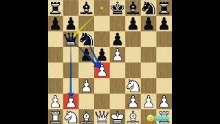 Chess Trap ♝ ♖ ♞ ♙ ♚ brilliant checkmatevideos [upl. by Gracia]