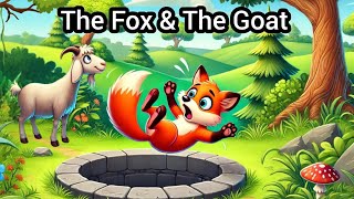 THE FOX amp THE GOAT  English story for kids with morals  Aesop fables in English [upl. by Inek]