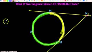 Geometry Ch 106 Secants Tangents and Angle Measures Ch 107 Special Segments in a Circle [upl. by Yojenitsirk]