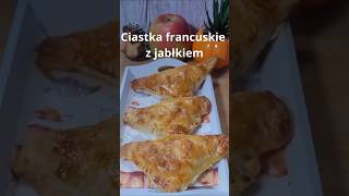 Ciastka francuskie z jabłkami ciastko ciastofrancuskie cistofrancuskienasłodko repice [upl. by Annovahs951]