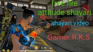 😱free fire shayari 😱😱shorts video 44447xffGamer [upl. by Idarb858]