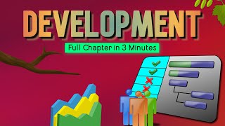 Development  Full Chapter in 3 Minutes  Class 10th  ReviveSeries [upl. by Schnell425]