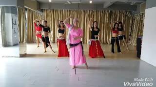 EGYPTION FOLK DANCE  gawazi saidi CHOREOGRAPHYHODA DANCEGAMILA WU [upl. by Rexer941]