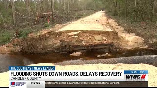 Candler Co continues repairing roads after torrential rainfall [upl. by Haukom698]