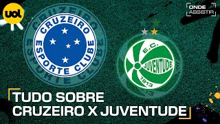 CRUZEIRO X JUVENTUDE ONDE ASSISTIR TRANSMISSÃO AO VIVO E HORÁRIO PELO BRASILEIRÃO [upl. by Jori]