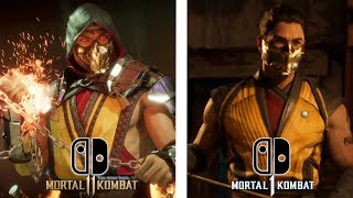 Mortal Kombat 1 Switch vs Mortal Kombat 11 Switch  Graphics Comparison [upl. by Nnaillij]