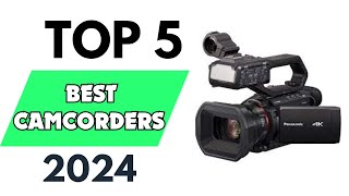 Top 5 Best Camcorders of 2024 don’t buy one before watching this [upl. by Elbys]