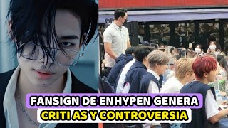 FANSIGN DE ENHYPEN GENERA CRITICAS Y CONTROVERSIA SOLO POR TENER FANS EXTRANJERAS Y NO COREANAS [upl. by Ralyat]