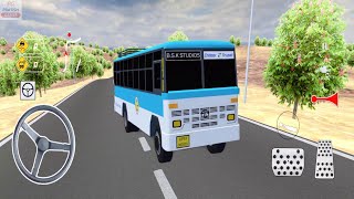 APSRTC Bus Driving in RTC Bus Driver  3D Bus Game Android Gameplay  Indian Bus Games Download [upl. by Annawal]