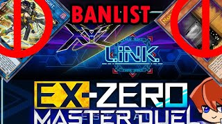 Banlist Evento Duel Xyz x Link Festival y Extra Zero Festival Master Duel YuGiOh TeamSetoX [upl. by Negam]