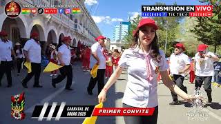 PRIMER CONVITE  CARNAVAL DE ORURO BOLIVIA 2025 [upl. by Biddle]