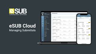 Construction Submittal Software  eSUB CLOUD [upl. by Ariait859]