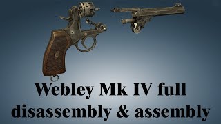 Webley Mk IV full disassembly amp assembly [upl. by Yrdnal541]