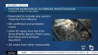 County expands probe into norovirus cases linked to raw oysters [upl. by Ahsiemal]