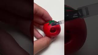 How To Make Clay Art Tomato Clay Vomiting Tomato Shorts [upl. by Rosenberger]