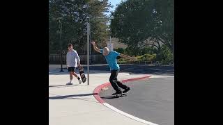 Skate basics How to 180 out of manual [upl. by Chester]