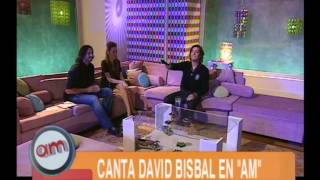 David Bisbal canta a capela quotEsclavo de sus besosquot  AM [upl. by Merola]