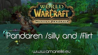 Mists of Pandaria  Pandaren silly and flirt [upl. by Jemmy]