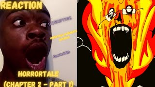 horrifying thing in grillbys Horrortale Chapter 2Part 1 Undertale Alternate Universe Reaction [upl. by Shamma]